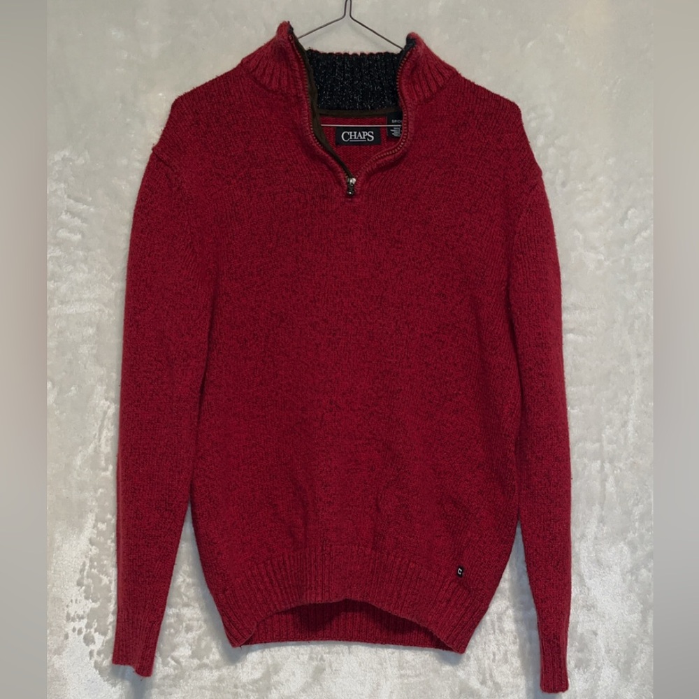 Men's Red Chaps Sweater